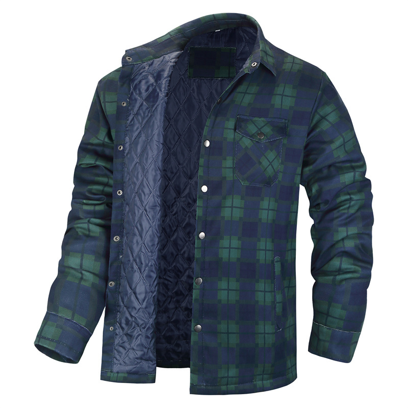 Flannel Shirt Lined - Chemises à carreaux d'hiver pour hommes