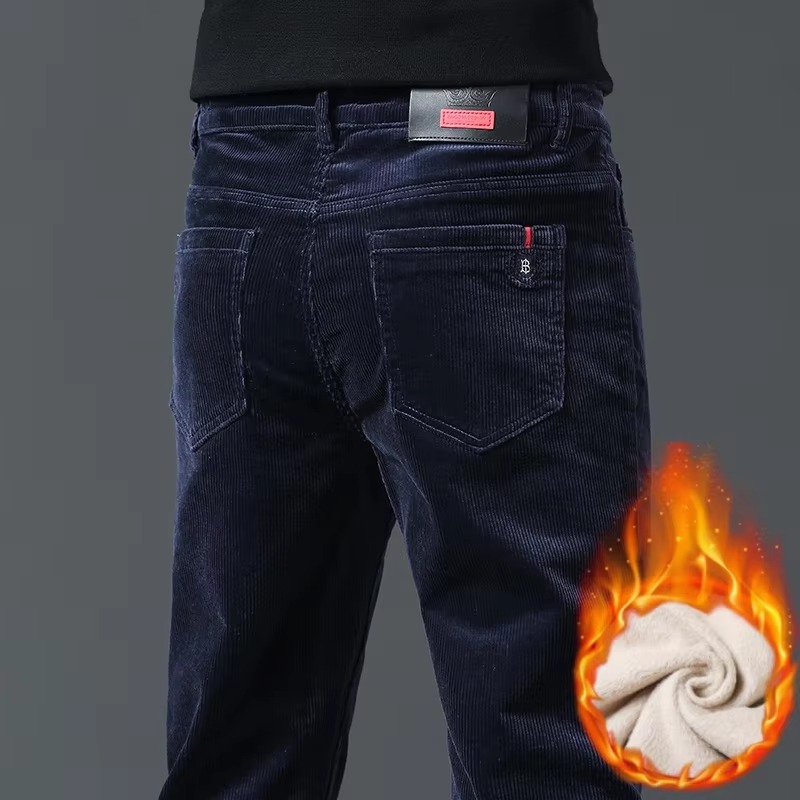 Corduroy Pant Warm - Pantalon en velours côtelé pour homme,