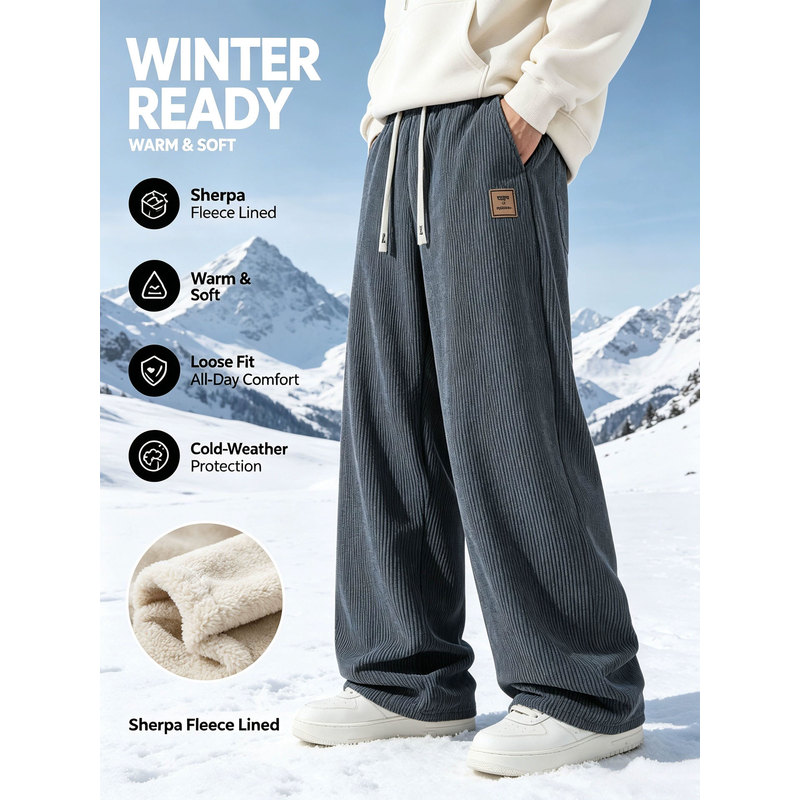 Pantalon de sport d'hiver pour - Corduroy Pant Warm avis et prix