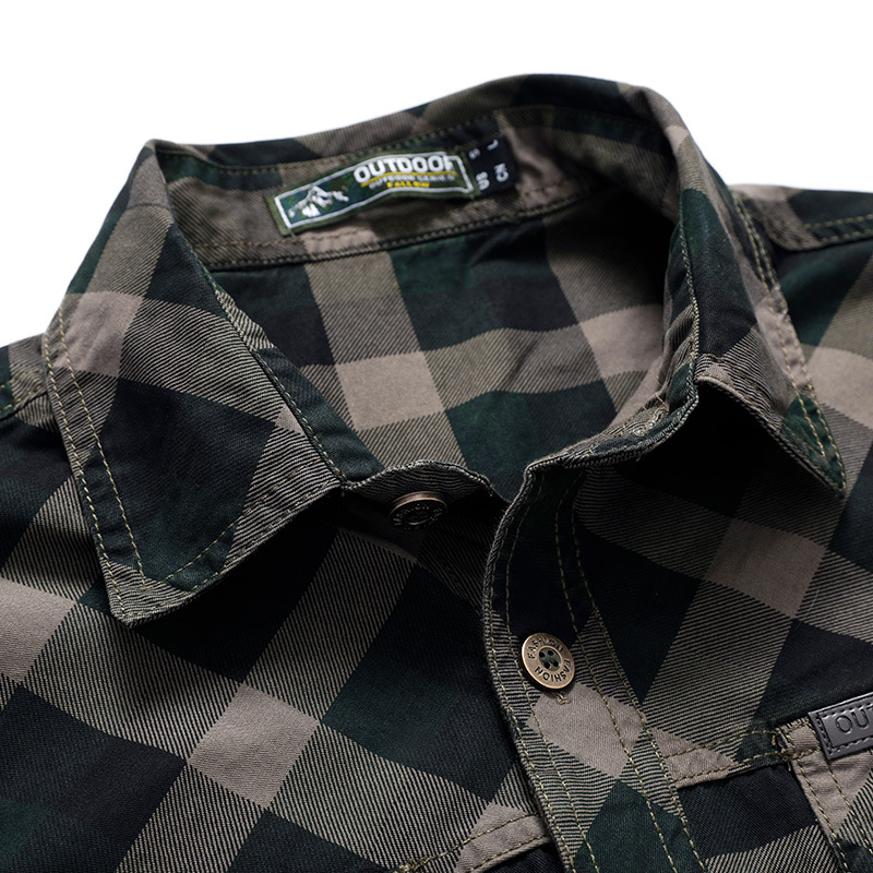 Chemises décontractées à carre - Flannel Shirt Lined avis et prix
